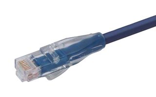 L-COM TRD815BL-80 Ethernet Cable, Cat5e, RJ45 Plug to RJ45 Plug, UTP (Unshielded Twisted Pair), Blue, 24.4 m, 80 ft