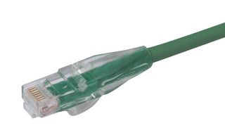L-COM TRD815GR-90 Ethernet Cable, Cat5e, RJ45 Plug to RJ45 Plug, UTP (Unshielded Twisted Pair), Green, 27.4 m