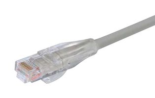 L-COM TRD815GRY-80 Ethernet Cable, Cat5e, RJ45 Plug to RJ45 Plug, UTP (Unshielded Twisted Pair), Gray, 24.4 m, 80 ft