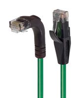 L-COM TRD815RAGR-2 Ethernet Cable, Cat5e, 90° RJ45 Plug to RJ45 Plug, UTP (Unshielded Twisted Pair), Green, 609.6 mm