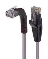 L-COM TRD815RA2GRY-3 Ethernet Cable, Cat5e, 90° RJ45 Plug to RJ45 Plug, UTP (Unshielded Twisted Pair), Gray, 914.4 mm