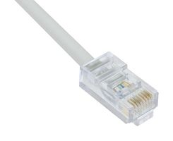 L-COM TRD855PL-80 Ethernet Cable, Cat5e, RJ45 Plug to RJ45 Plug, STP (Shielded Twisted Pair), White, 24.4 m, 80 ft