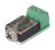 L-COM 35MMFT Interfaz de Bloque de Terminales, 3.5mm Audio Jack, Screw Type 3 Position Terminal Block