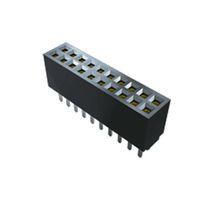SAMTEC SFMC-104-01-L-D PCB Receptacle, Board-to-Board, Wire-to-Board, 1.27 mm, 2 Rows, 8 Contacts, Through Hole Mount