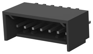 TE CONNECTIVITY - AMP 2-644861-7. Cabezal de Pin, Recto, Cable-a-Tarjeta, 2.54 mm, 1 Líneas, 7 Contactos, Recto Agujero Pasante