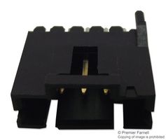 TE CONNECTIVITY - AMP 5-104809-3. Cabezal de Pin, Recto, Cable-a-Tarjeta, 2.54 mm, 1 Líneas, 4 Contactos, Recto Agujero Pasante