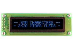 MIDAS DISPLAYS MCOB22005A1V-EBP