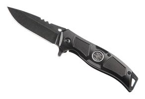 KLEIN TOOLS 44228 Pocket Knife, Electrician's Bearing Assisted Open, 2.9" LG Blade, 7.5" OAL, Stainless Steel