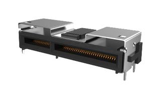 AMPHENOL COMMUNICATIONS SOLUTIONS G64V32312HR Card Edge Connector, Dual Side, 84 Contacts, Surface Mount, Through Hole Mount, Straight
