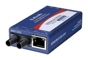 ADVANTECH IMC-350I-MMST-B Converter, 10/100 Mbps Ethernet to Multi-Mode ST Fiber, 4km, 1310nm