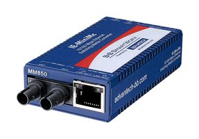 ADVANTECH IMC-350I-M8ST-B Converter, 10/100 Mbps Ethernet to Multi-Mode ST Fiber, 2km, 850nm