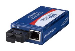 ADVANTECH IMC-350I-SSR-B Converter, 10/100 Mbps Ethernet to Bi-Directional Single SC Fiber, 20km, 1550nm Tx/1310nm Rx
