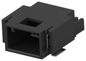 TE CONNECTIVITY 2834682-2 Cabezal de Pin, Negro, Llave Y, Potencia, Señal, Cable a Tarjeta, 1.8 mm, 1 Líneas, 2 Contactos