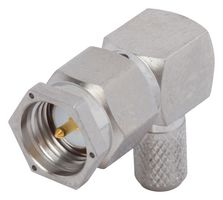 AMPHENOL SV MICROWAVE M39012/56-3026 RF / Coaxial Connector, SMA Coaxial, Right Angle Plug, Crimp, 50 ohm, RG316, Brass