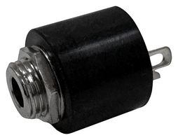 SWITCHCRAFT/CONXALL 732AU DC Power Connector, Short Bushing, Jack, 5 A, 1.3 mm, Panel Mount, Solder