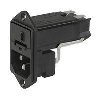 SCHURTER 4303.1031 Un-Filtered IEC Power Entry Module, IEC C14, Medical, 10 A, 250 VAC, 1-Pole Fuse Holder