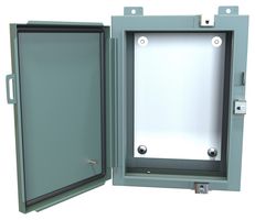 HAMMOND 1418N4E8 Metal Enclosure, Continuous Hinge, Wall Mount, Mild Steel, 610 mm, 508 mm, 203 mm, IP66