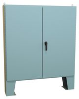 HAMMOND 1422D10F Metal Enclosure, Floor Mount, Steel, 1.53 m, 1.53 m, 272 mm, IP54