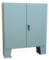 HAMMOND 1422D16F Metal Enclosure, Floor Mount, Steel, 1.53 m, 1.53 m, 424 mm, IP54