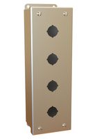 HAMMOND 1435SSD Metal Enclosure, 4 Holes, Push Button, 304 Stainless Steel, 260 mm, 83 mm, 70 mm, IP66