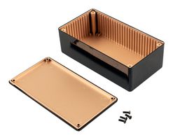 HAMMOND 1591RDBK Plastic Enclosure, EMI/RFI Box, ABS, 46.2 mm, 80 mm, 150 mm, IP54