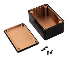 HAMMOND 1591RLBK Plastic Enclosure, EMI/RFI Box, ABS, 35 mm, 56 mm, 85 mm, IP54