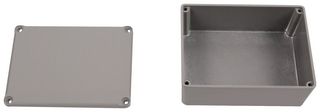 BUD INDUSTRIES CU-471-G Metal Enclosure, Econobox, Diecast, Small, Diecast Aluminum, 44.45 mm, 83 mm, 110 mm