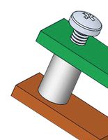 ESSENTRA COMPONENTS NSS 4 3 01 Screw, Set, Pan Head Slotted, 4-40 UNC, Nylon 6.6, 4.8 mm Length