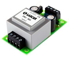 LASCAR PSU303 Linear Power Supply, Compact, ITE, 2 Outputs, 5 V, 200 mA, -5 V