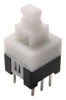 E-SWITCH TL2230EEF140 Pushbutton Switch, Subminiature, TL2230 Series, DPDT-DB, On-On, Plunger for Cap, Blue
