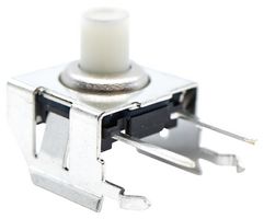 E-SWITCH TL6110CF300QP Tactile Switch, SPST-NO-DM, TL6110 Series, Side Actuated, Through Hole, Right Angle, Round Button