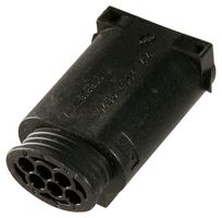 AMP - TE CONNECTIVITY 1-967587-3 Connector Housing, Micro Quadlok Series, Plug, 6 Positions, 4 mm, AMP MQS Series Pin Contacts