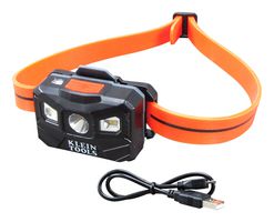 KLEIN TOOLS 56064 Head Lamp, Rechargeable, Auto-off, 400lm