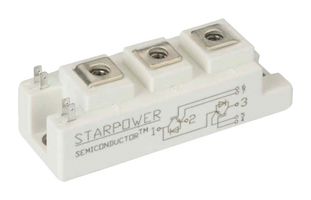 STARPOWER GD50HFU120C1S Módulo IGBT, Medio Puente, 78 A, 3.15 V, 414 W, 150 °C, Module