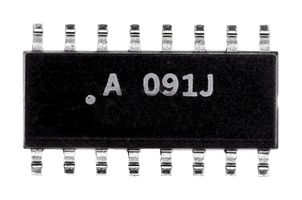 BROADCOM HCPL-091J-500E Aislador Digital, 4 Canales, 3 V, 5.5 V, NSOIC, 16 Pines, 110 Mbaud
