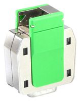 MOLEX / FCT 213032-1012 Carcasa Trasera D Sub, Rojo, 213032 Series, DE, 45° / 180°, Cuerpo de zinc fundido a presión