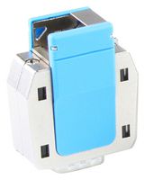 MOLEX / FCT 213032-1032 D Sub Backshell, Blue, 213032 Series, DE, 45°, 180°, Zinc Diecast Body