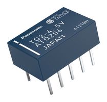 PANASONIC TQ2L23V Signal Relay, 3 VDC, DPDT, 1 A, TQ Series, Through Hole, Latching Dual Coil