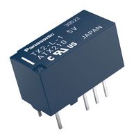 PANASONIC TX23V Signal Relay, 3 VDC, DPDT, 2 A, TX Series, Through Hole, Non Latching