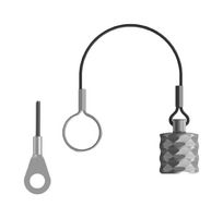 ODU-USA 751.097.005.215.000 Dust Cap / Cover, IP50, Protective Cover with Lanyard Loop