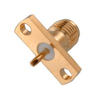 JOHNSON - CINCH CONNECTIVITY 142-0701-621 RF / Coaxial Connector, SMA Coaxial, Straight Flanged Jack, Solder, 50 ohm, Beryllium Copper