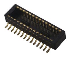 HIROSE / HRS DF40TC-24DP-0.4V(51) Conector Mezzanine, Macho, 0.4 mm, 2 Líneas, 24 Contactos, Recto Montaje Superficial