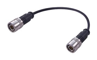 HARTING 21402020552015 Sensor Cable, A-Code, Black, M12 Plug, M12 Plug, 5 Positions, 1.5 m, 4.9 ft