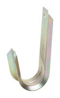 PLATINUM TOOLS JH12-100 Fastener, 100/Box, J Hook Cable Support, 0.75 ", Galvanized Steel, Yellow