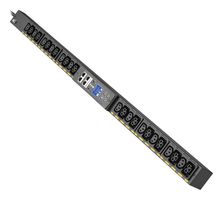 EATON EVMIL620A Power Distribution, Black, Single Phase, 24 Outlets, 240 V, 20 A, 52.83 mm, 50.8 mm, 3.05 m