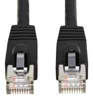 EATON TRIPP LITE N272-F12-BK Ethernet Cable, Cat8, RJ45 Plug to RJ45 Plug, SSTP (Screened Shielded Twisted Pair), Black, 3.7 m