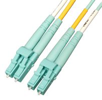 EATON TRIPP LITE N820-04M-OM4 Fiber Optic Cable, OM4 Multimode, 2 Fibers, 13.124', 50µm / 125µm, LC-LC Duplex