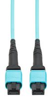 EATON TRIPP LITE N845A-02M-12TAA Fiber Optic Cable, OM4 Multimode, 12 Fibers, 6.562', 50µm / 125µm, MPO-MPO Jack