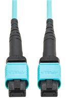 EATON TRIPP LITE N845B-02M-12TAA Fiber Optic Cable, OM4 Multimode, 12 Fibers, 6.562', 50µm / 125µm, MPO-MPO Jack