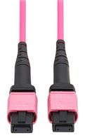 EATON TRIPP LITE N845B-04M-12MTA Fiber Optic Cable, OM4 Multimode, 12 Fibers, 13.124', 50µm / 125µm, MPO-MPO Jack